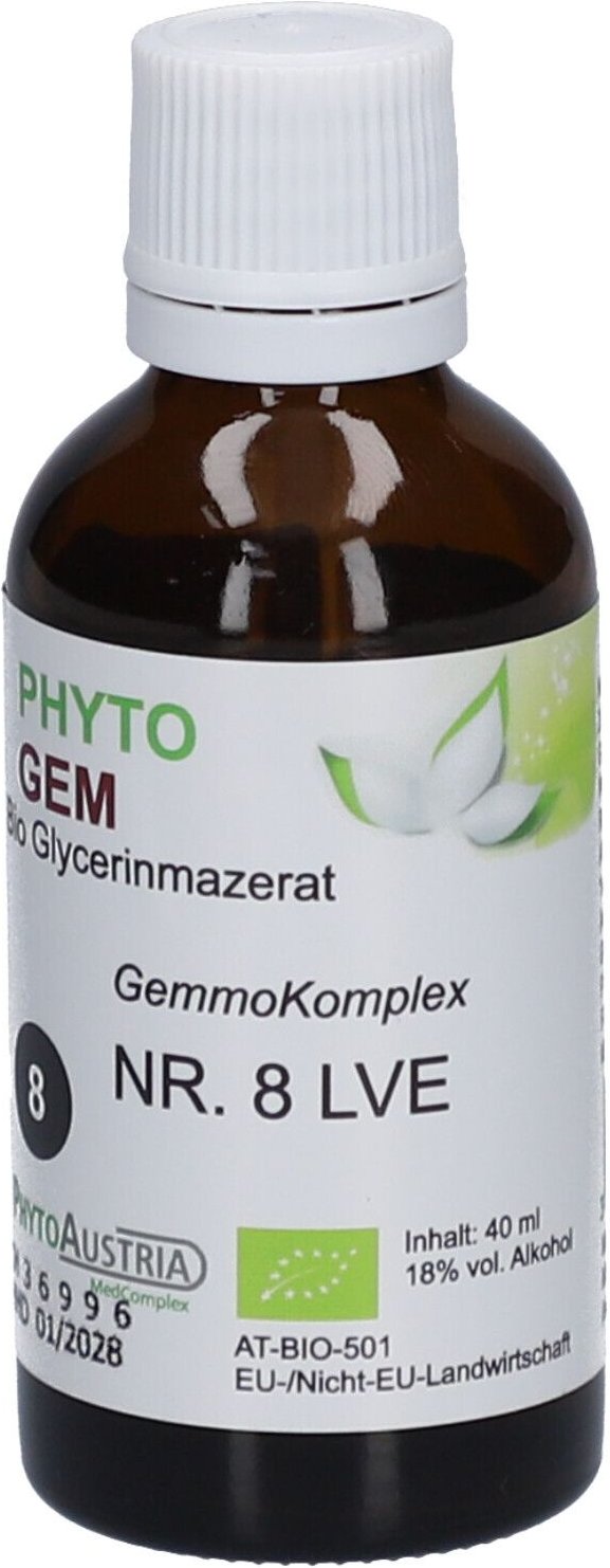 Thumbnail - Phytogem NR 8 Leber+Verdauun 40 ml Tropfen zum Einnehmen