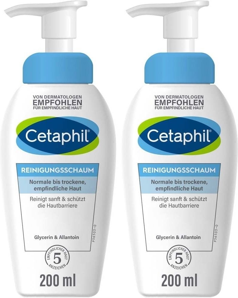 Cetaphil Reinigungsschaum x2 2x200 ml Schaum