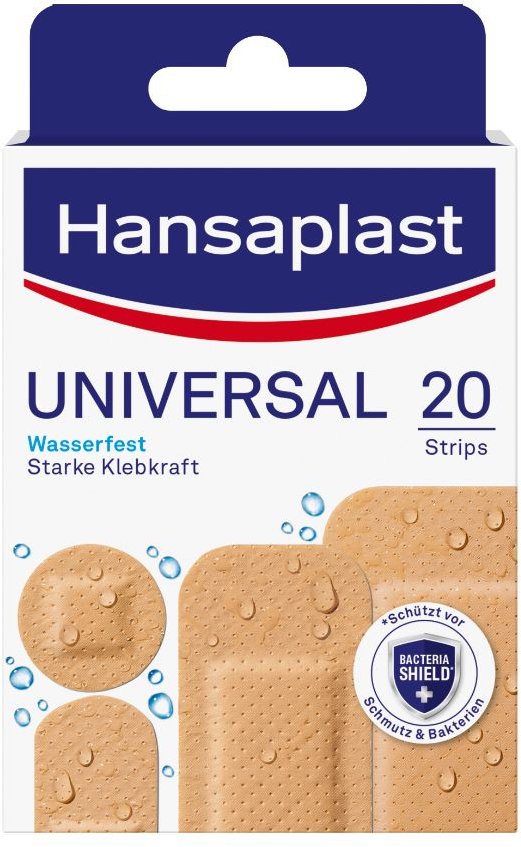 Hansaplast Universal Pflasterstrips wasserfest 20 St Pflaster