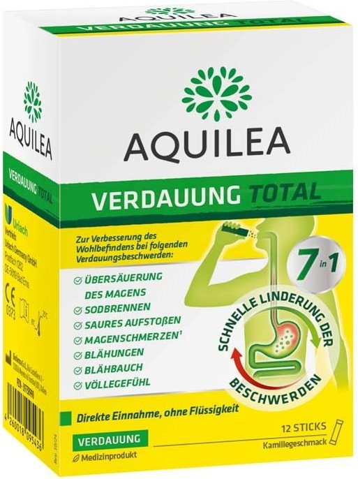 Aquilea Verdauung Total Plv.z.Einnehmen Sticks 12 St PUE new