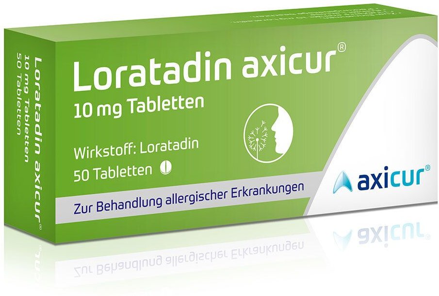 Loratadin axicur 10 mg Tabletten 20 St