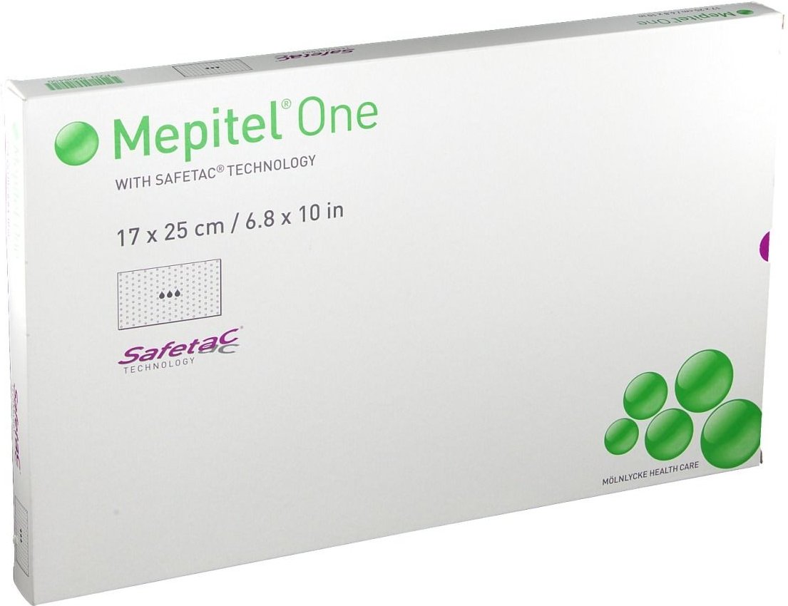 Mepitel One 17x25 cm Silikon Netzverband 5 St Verband