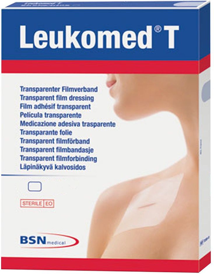 Leukomed transp.sterile Pflaster 5x7,2 cm 5 St
