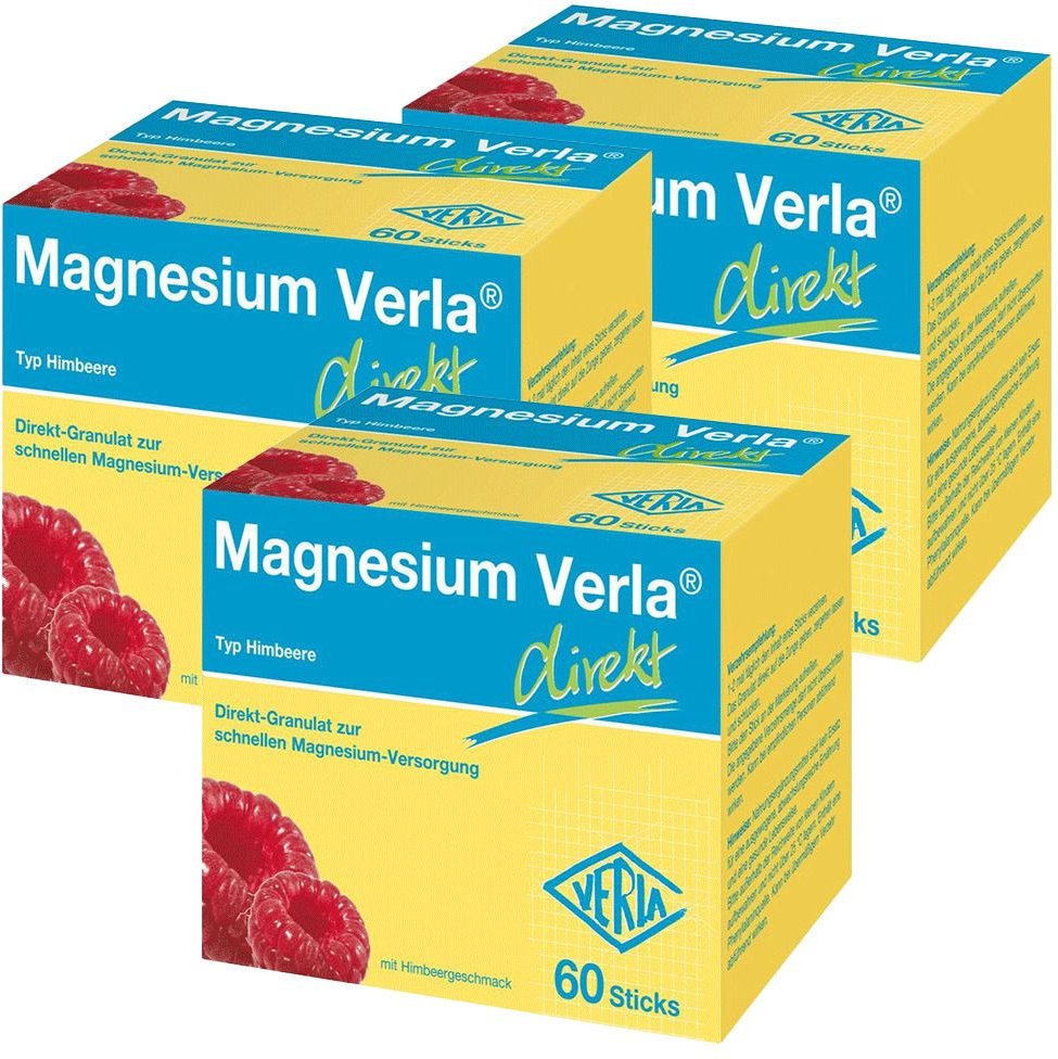 Magnesium Verla Direkt HIM 3er-Pack 3x60 St Granulat