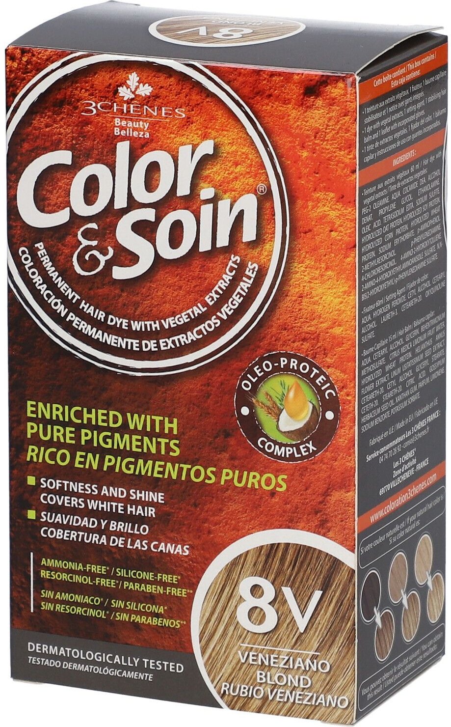 3 Chenes Color/Soin BL Venezian 8V 135 ml Lotion