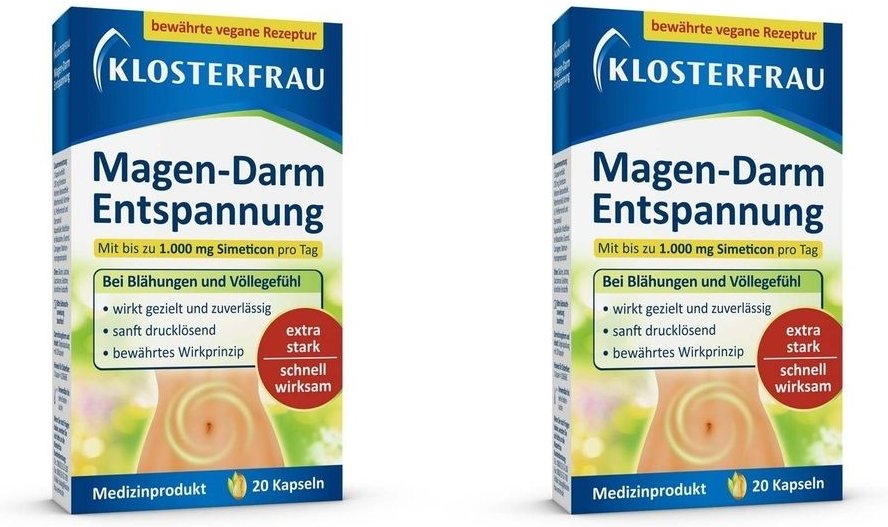 Klosterfrau Magen-Darm Entspannung Kapseln 2x 2x20 St