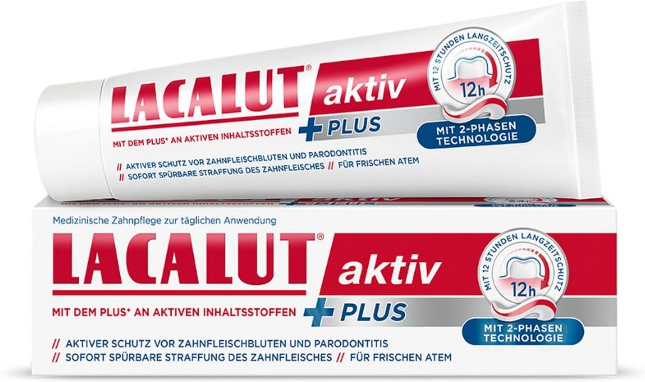 Lacalut aktiv Plus Zahncreme 75 ml