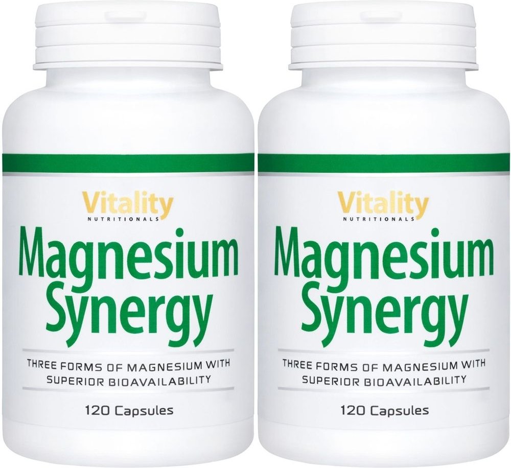 Thumbnail - Magnesium Synergy Komplex Glycinat Malat & Citrat 2x 2x93,7 g Kapseln