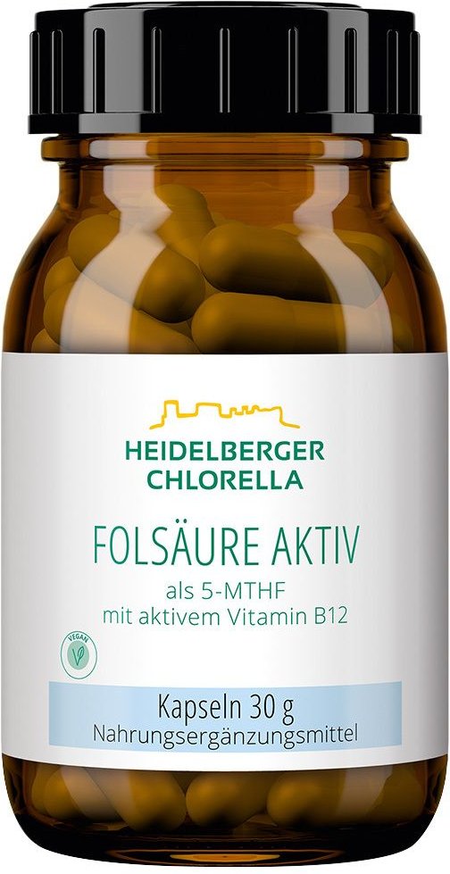 Folsäure Aktiv plus Vitamin B12 aktiv Kapseln 60 St