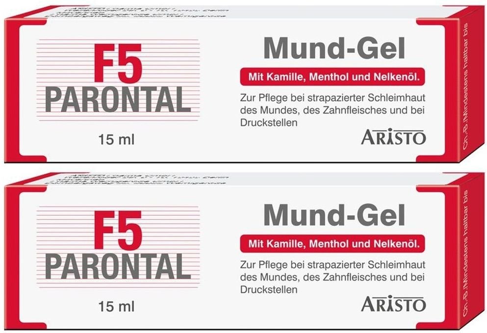 Parontal F5 Mundgel 2x 2x15 ml Gel