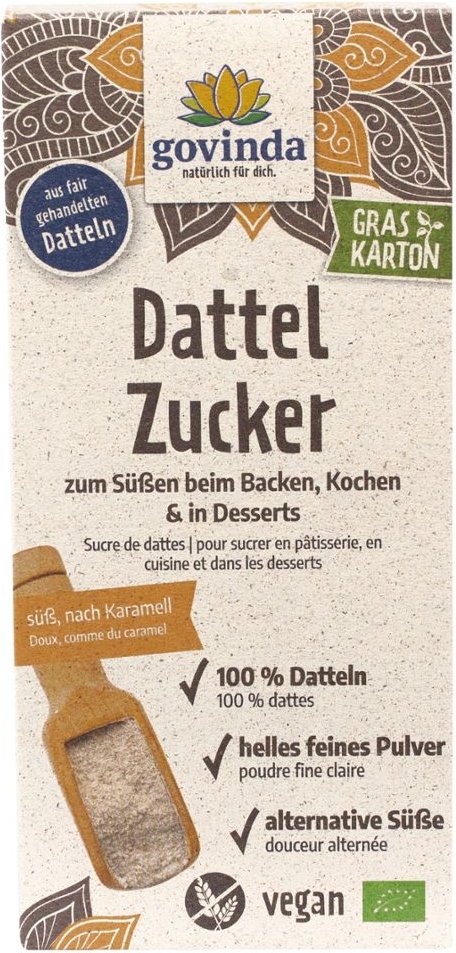 Govinda Dattelzucker 400 g Pulver
