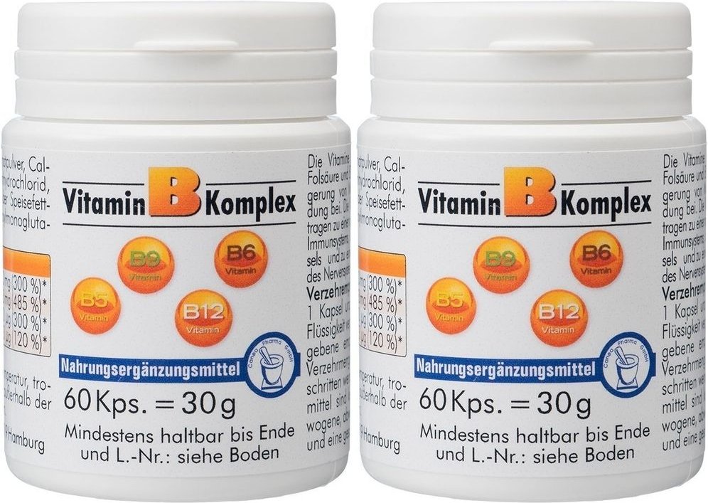 Vitamin B Komplex Kapseln 2x 2x60 St
