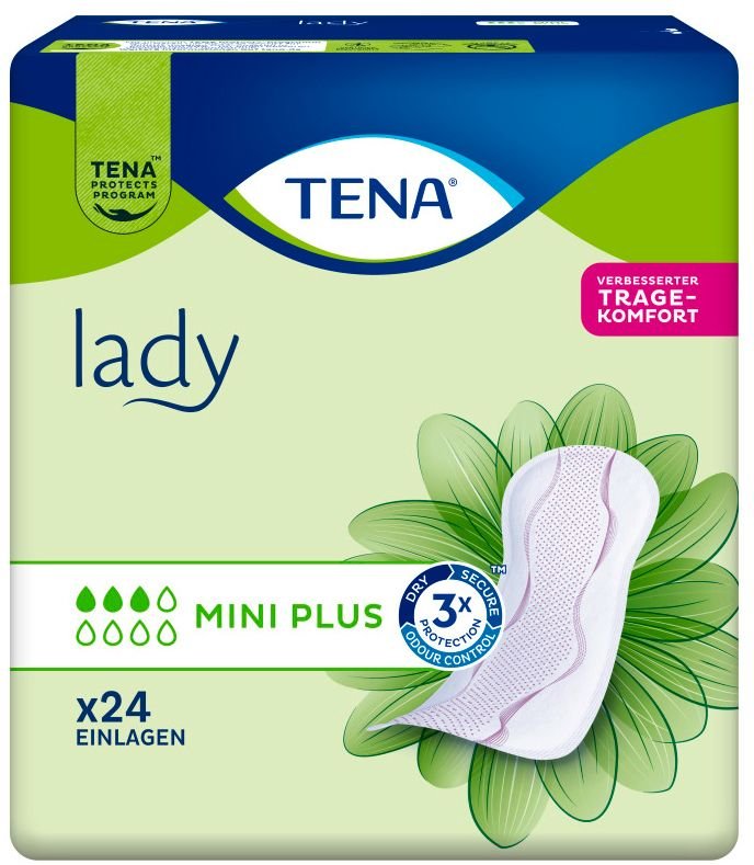 Tena Lady mini plus Inkontinenz Einlagen 6x24 St Inkontinenzeinlage