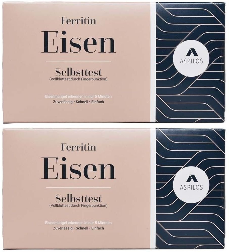 Aspilos Selbsttest Eisen Ferritin Blut 2x 2x1 St Test