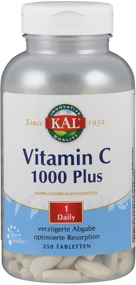 Vitamin C 1000 Plus KAL Retardtabletten 250 St Retard-Tabletten