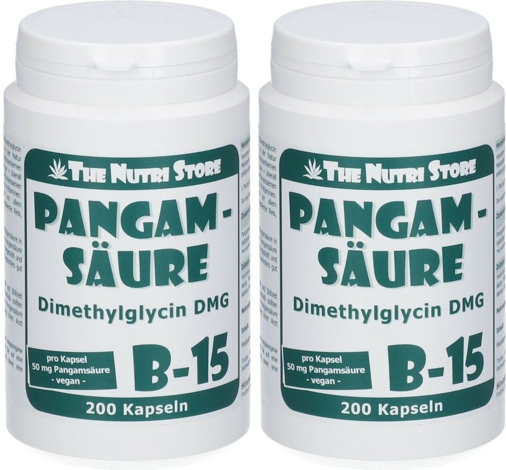 Pangamsäure B15 50 mg vegetarische Kapseln 2x 2x200 St