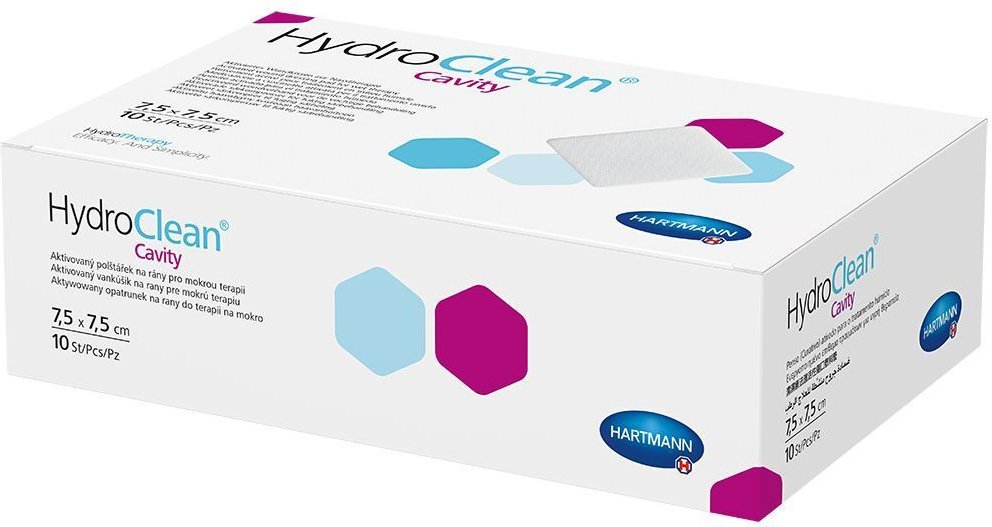 Hydroclean cavity Kompressen 7,5x7,5 cm steril 10 St