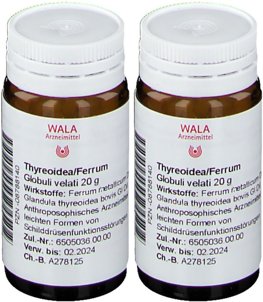 THYREOIDEA/Ferrum Globuli 2x 2x20 g