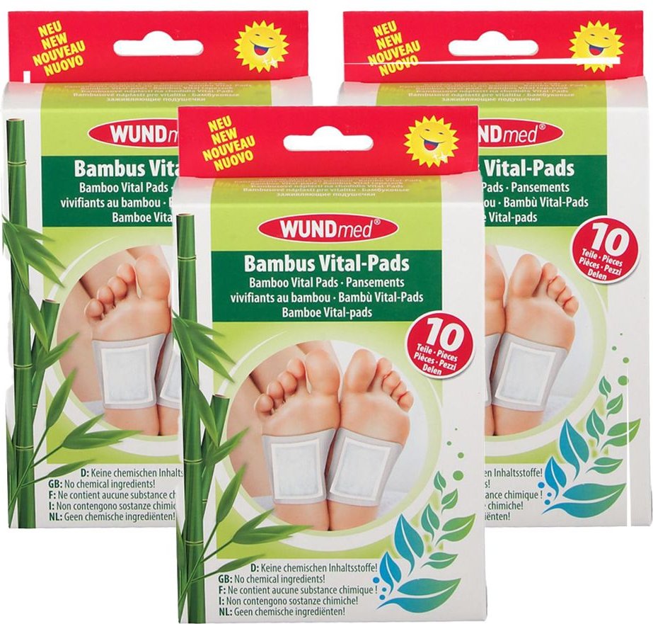 3x Bambus VITAL-Pads 3x10 St Kompressen