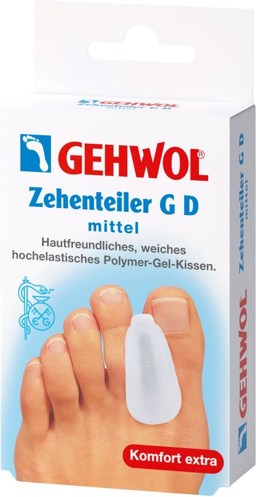 Gehwol Zehenteiler G mittel 3 St Zehenspreizer