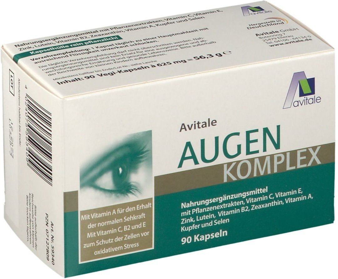 Augen Komplex Kapseln 90 St