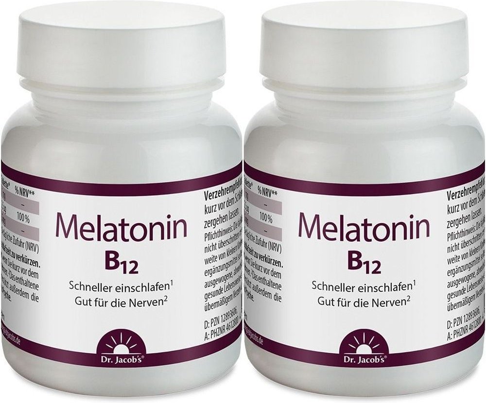 Melatonin B12 Dr.Jacob's Tabletten 2x 2x60 St