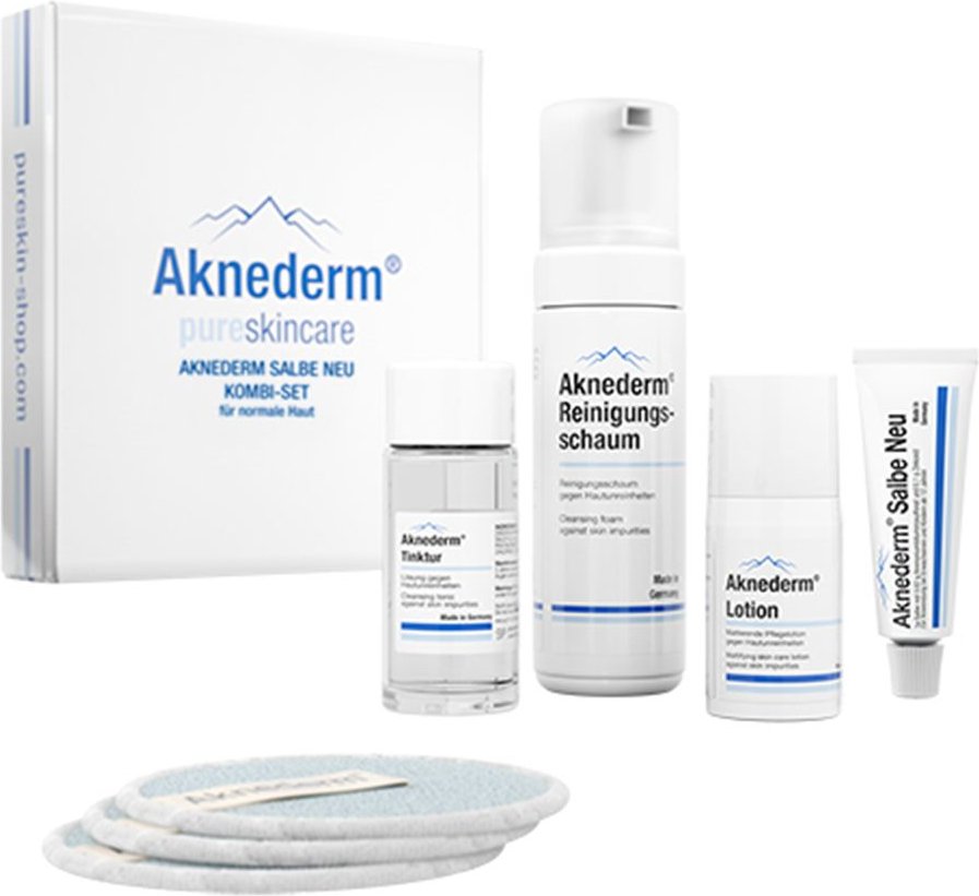 Aknederm Salbe Neu Kombiset für normale Haut 1 St Kombipackung