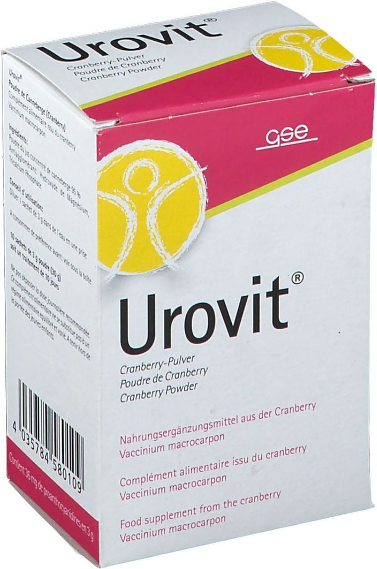GSE Urovit Cranberry Pulver 10x3 g