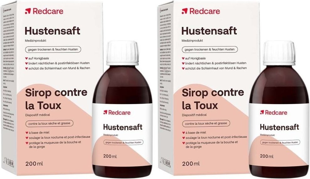 Redcare Hustensaft Doppelpack 2x200 ml Saft