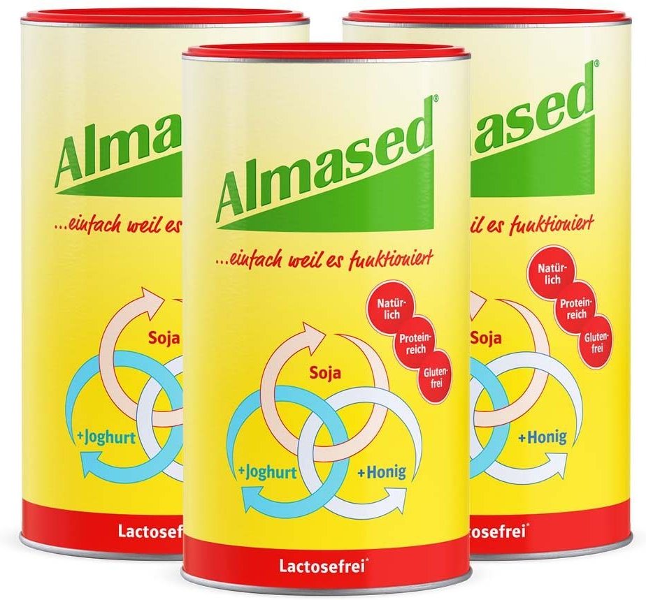 3x Almased Vitalkost Pulver lactosefrei 3x500 g