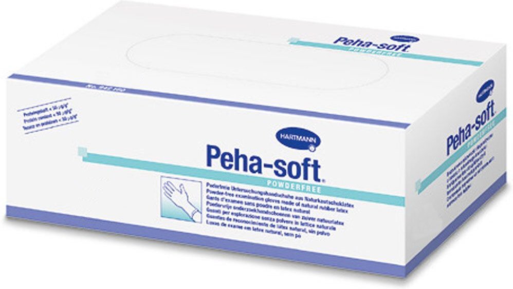 Peha-Soft Latex Unt.Hands.unsteril puderfrei XS 100 St Handschuhe
