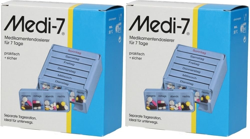 Medi 7 Medikamentendos.f.7 Tage blau 2x 2x1 St