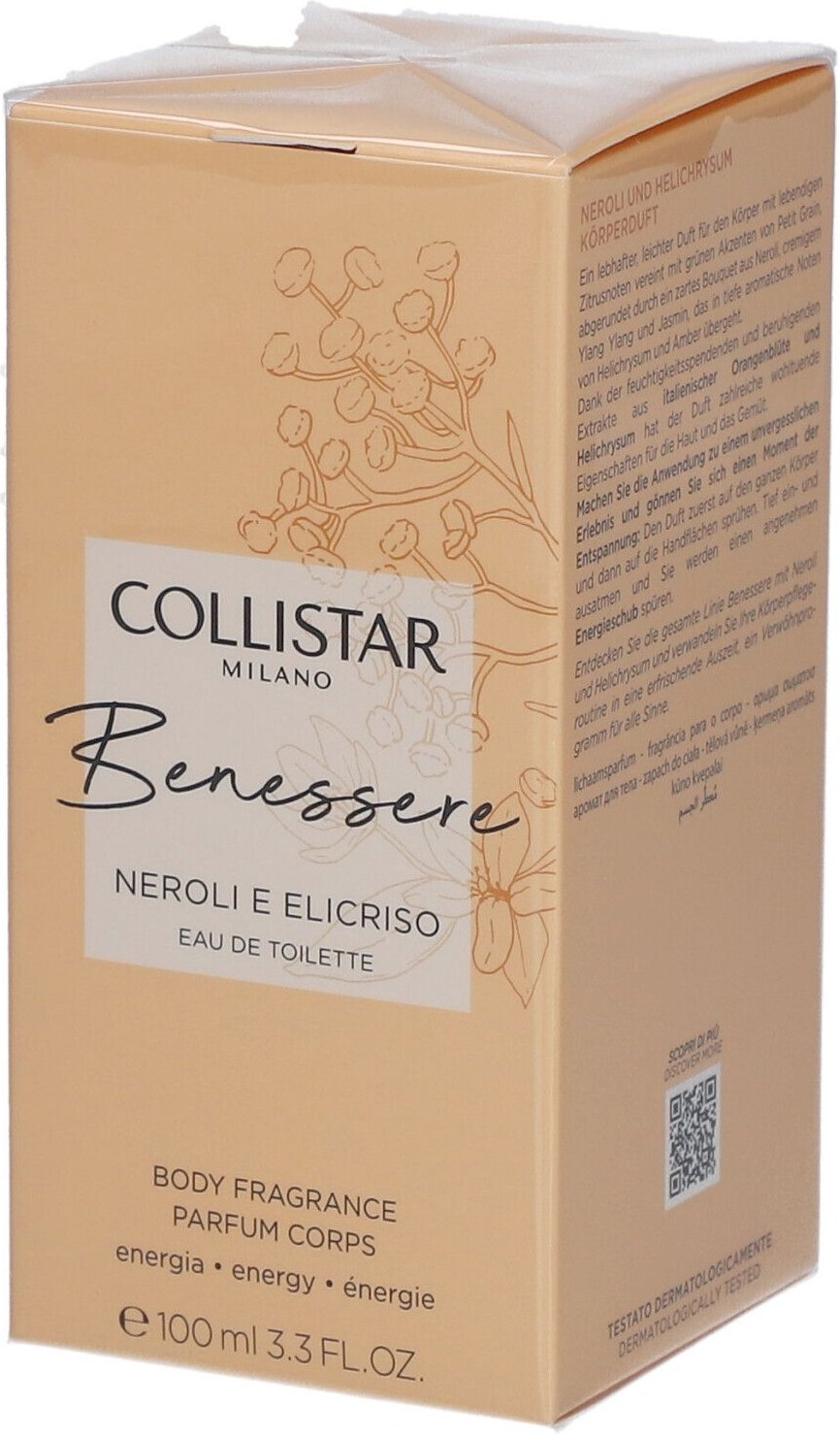 Thumbnail - Collistar Body Fragrance Neroli and Helichrysum 100ml 100 ml Eau de Toilette