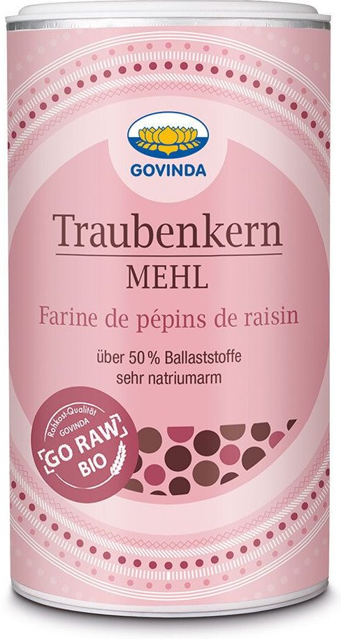 Govinda Bio Traubenkern Mehl 200 g Pulver