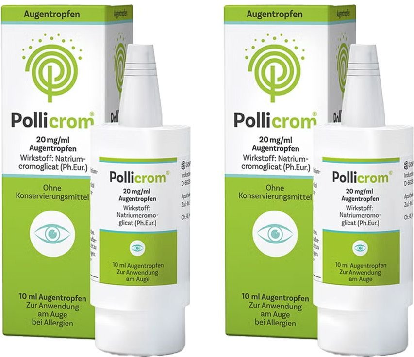 Pollicrom 20Mg/Ml Augentro Doppelpack 2x10 ml Augentropfen