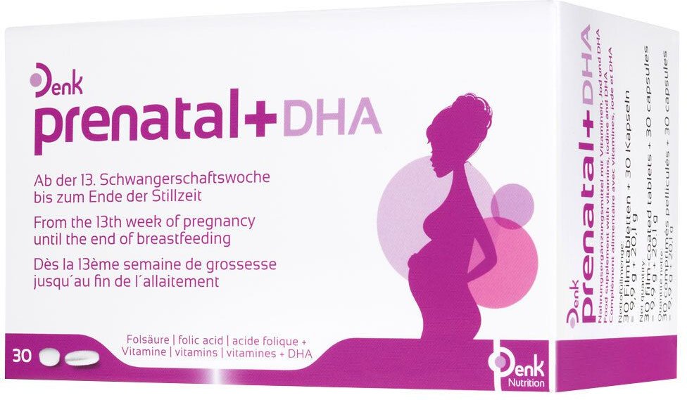 Prenatal+Dha Denk 30 Filmtabl.+30 Kapseln 2x30 St Filmtabletten