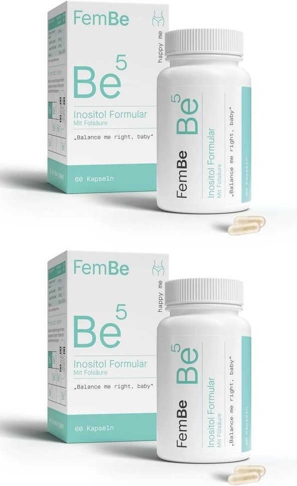 Fembe Be5 Inositol Formular Kapseln 2x 2x60 St