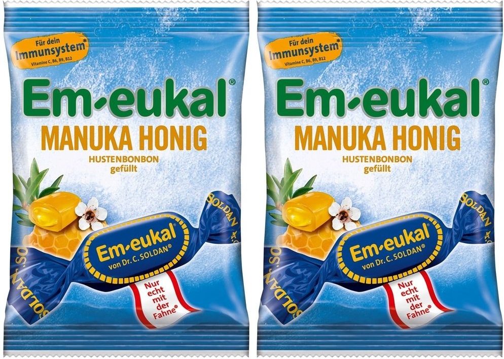 EM Eukal Manuka Honi Gefue x2 2x75 g Bonbons