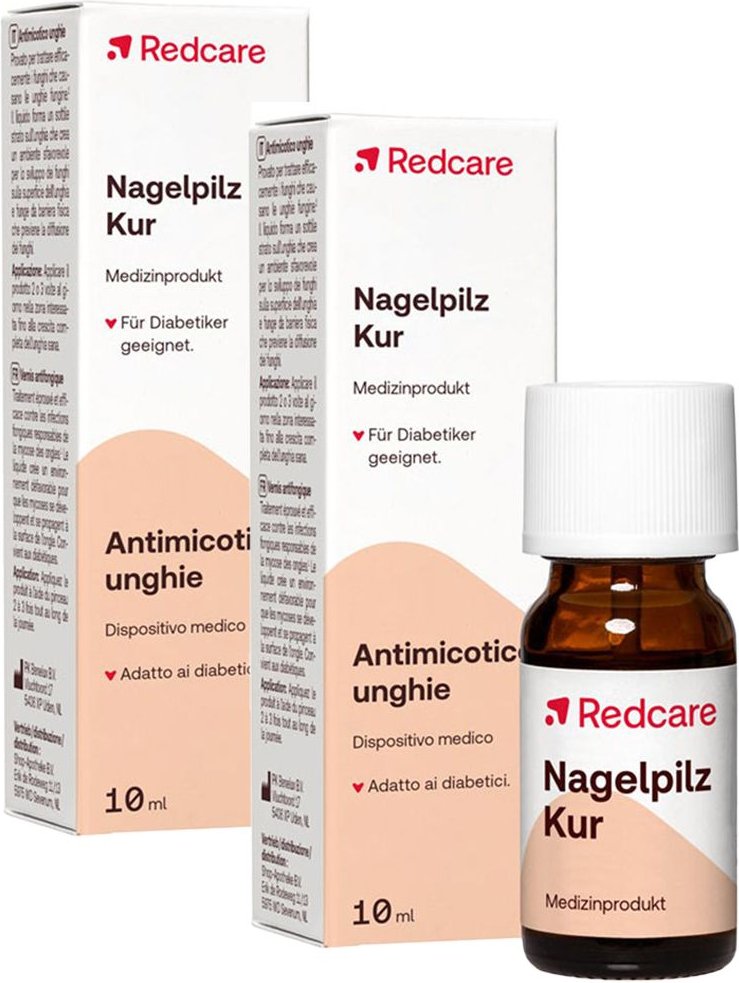 2x Nagelpilzkur RedCare 2x10 ml Lösung