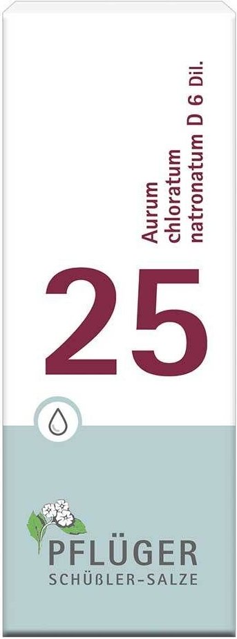 Biochemie Pflüger 25 Aurum chloratum Natrium D 6 Tropfen