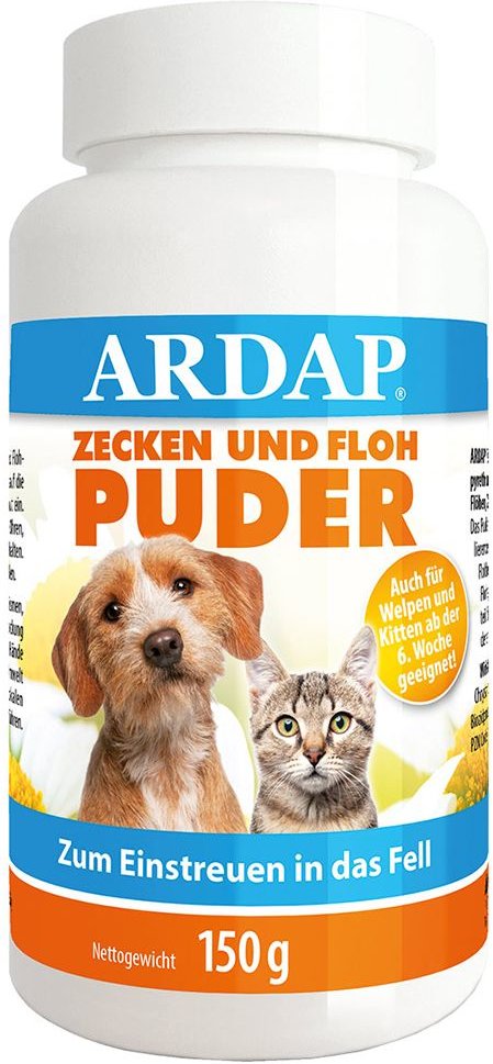 Ardap Zecken- und Floh-Puder vet. 150 g Puder