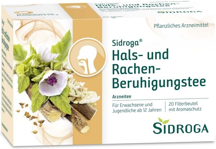 Sidroga Hals- und Rachen-Beruhigungstee Filterbeutel
