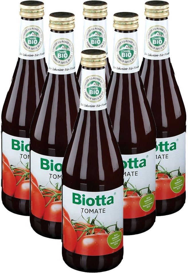 Biotta Bio Tomate, Saft 6x500 ml