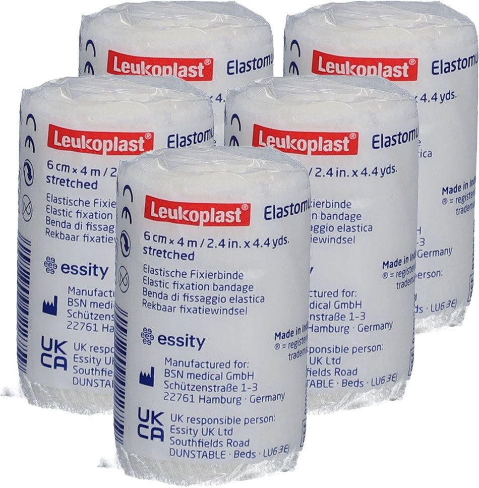 Elastomull 6 cmx4 m elast.Fixierb.2095 5x 5x1 St Binden