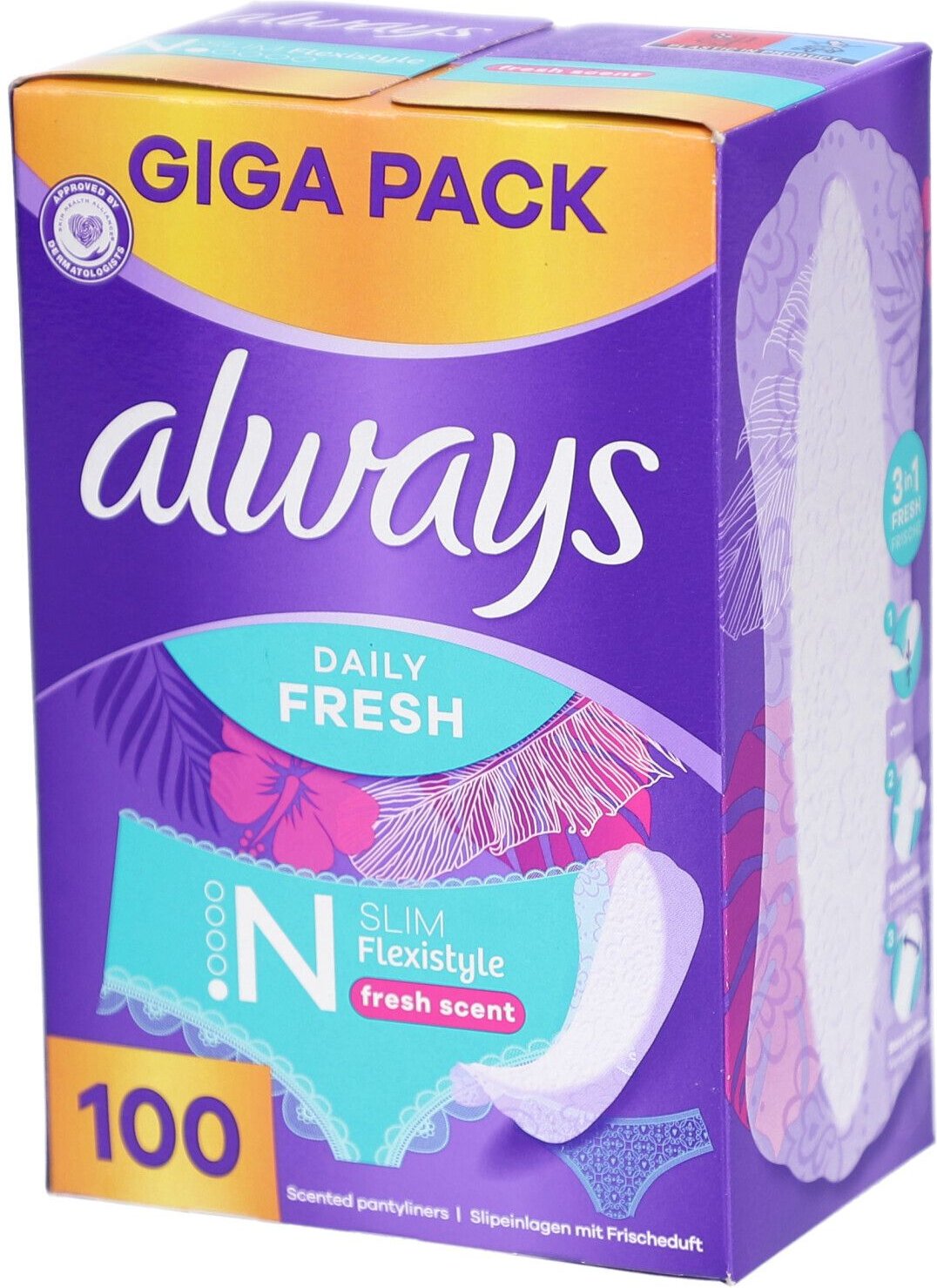 Always Slipeinlage Flexi Slim Frisch GigaP 100 Stk St