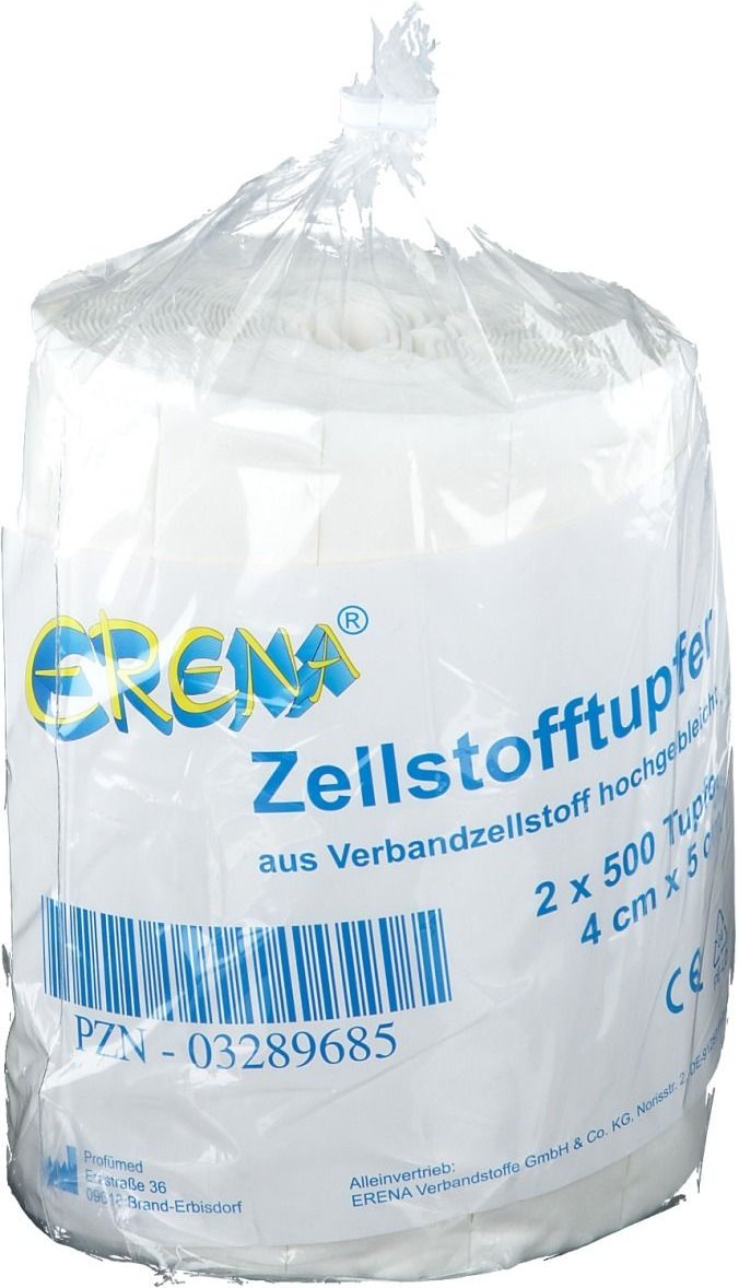 Erena Zellstofftupfer 4x5