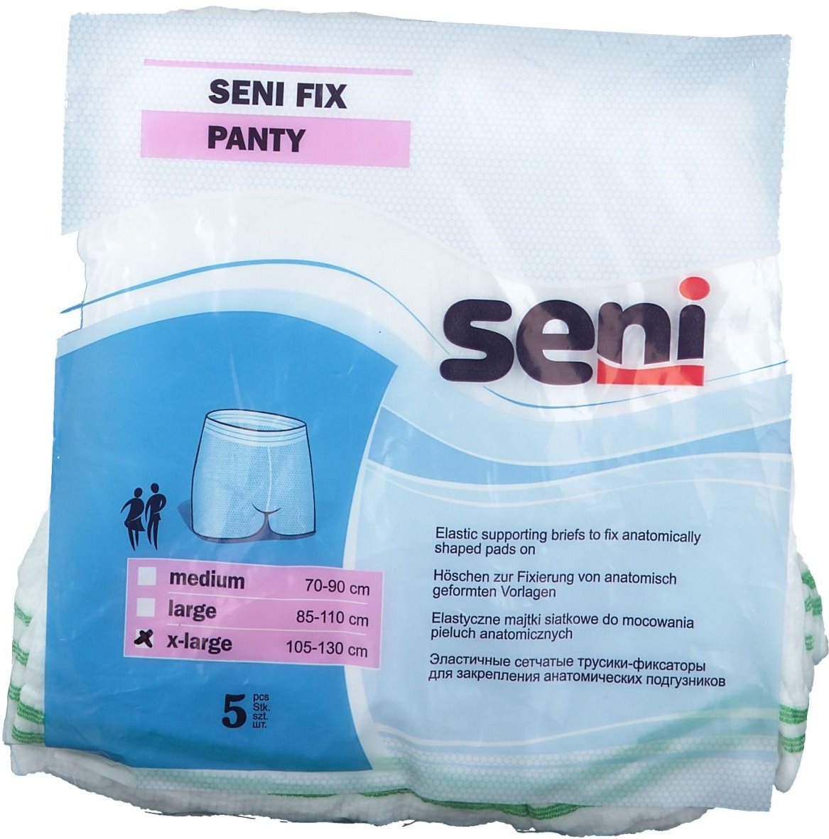 Seni Fix Panty Fixierhosen XL 5 St