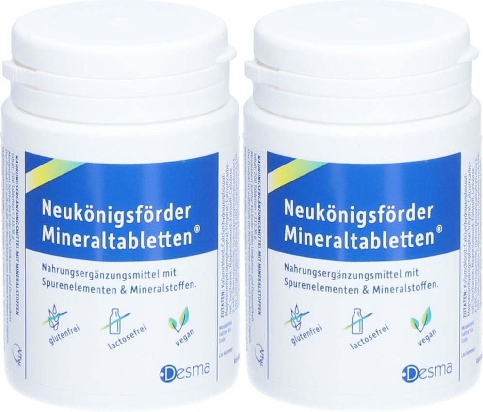 Neukönigsförder Mineraltabletten x2 2x200 St Überzogene Tabletten
