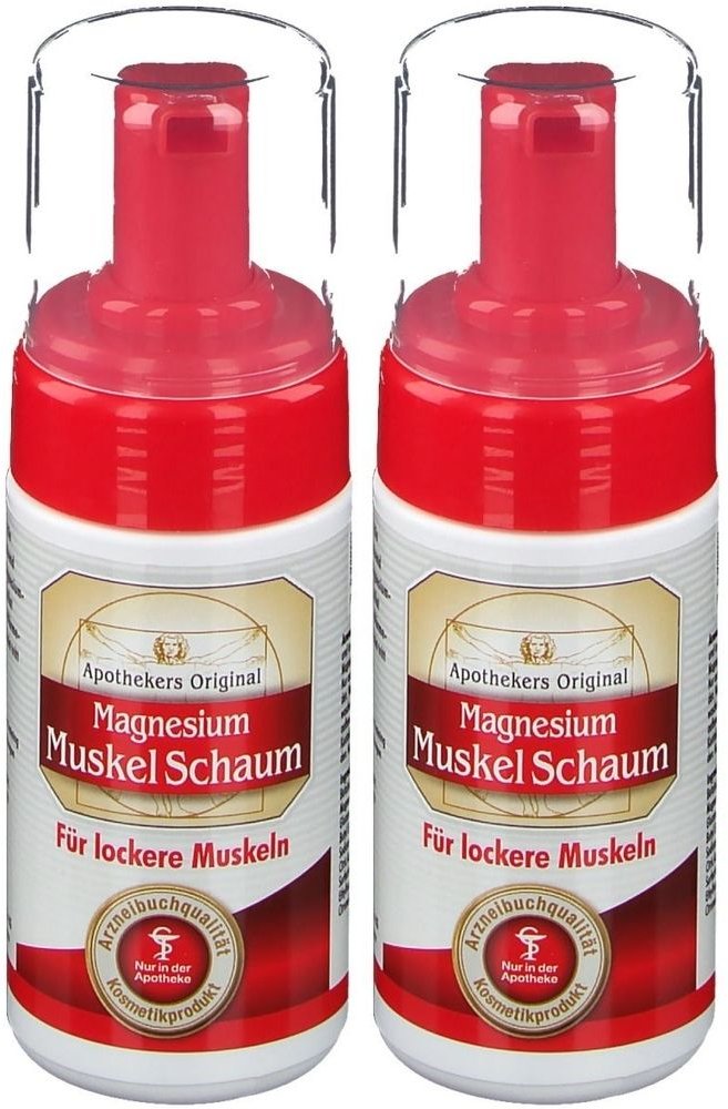 Magnesium Muskelschaum Apothekers Original 2x 2x100 ml Schaum