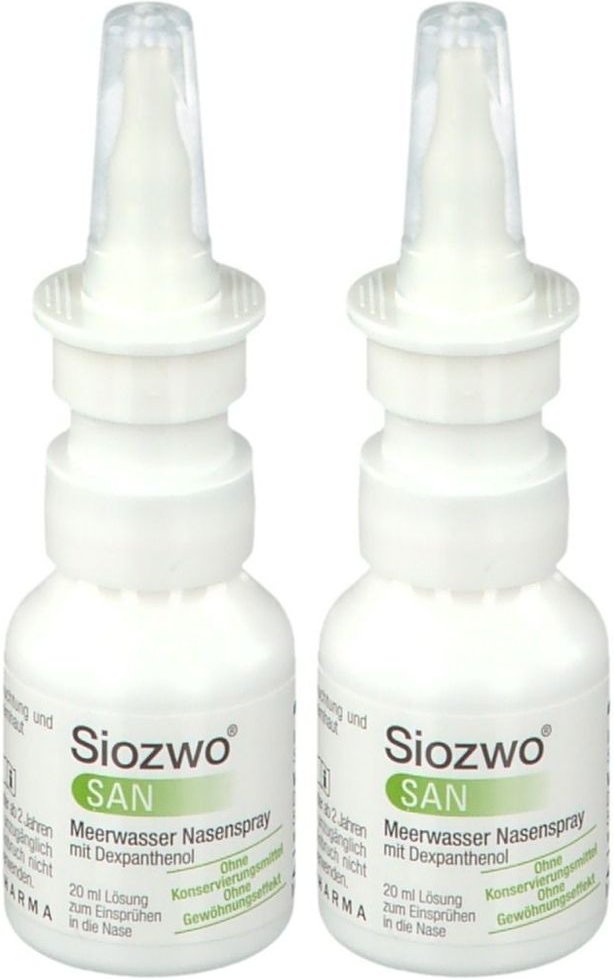 Siozwo SAN Meerwasser Nasenspray m.Dexpanthenol 2x 2x20 ml